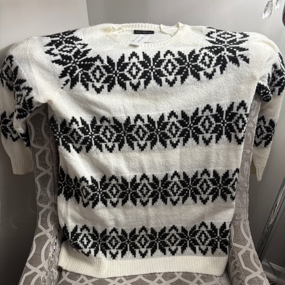 BRAND NEW Lane Bryant Snowflake Tunic Sweater